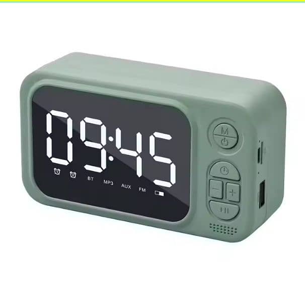 digital display clock plus woofer plus rechargeable battery 0