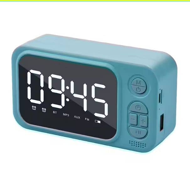 digital display clock plus woofer plus rechargeable battery 3