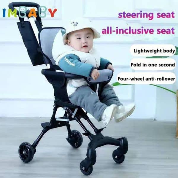 UltraSlim Premium Quality EasyCary Baby Travelling Stroller 0