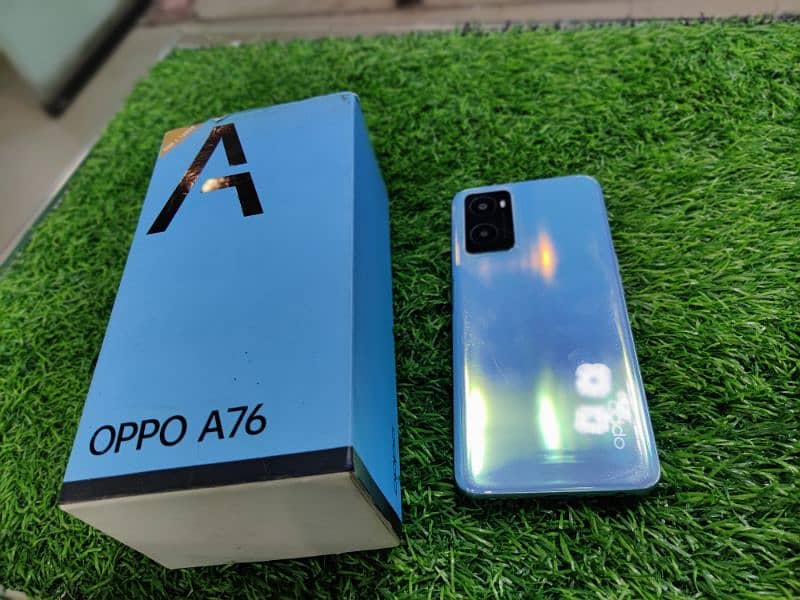 oppo A76 with box 6+6rom128gb ram 0