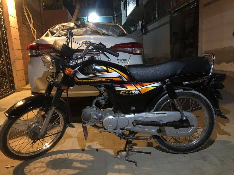 Honda 70 2022 karachi number 0