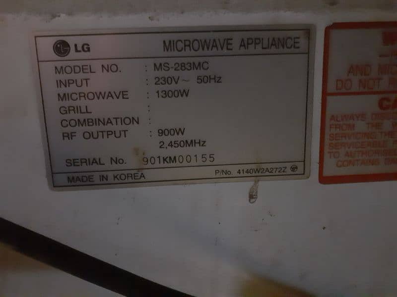 Microwave Oven Large size 4