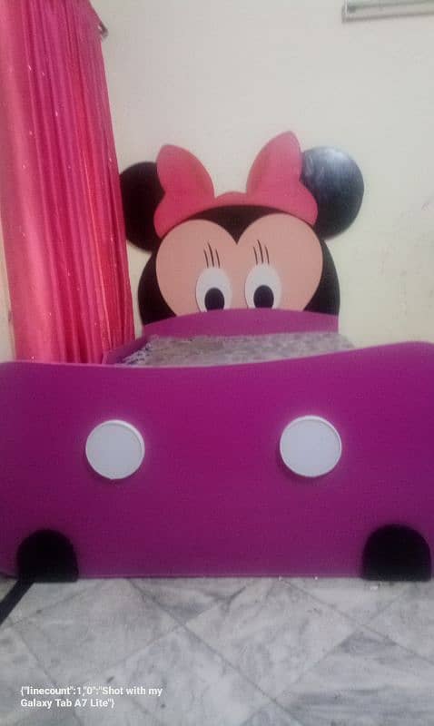 mickey mouse theme bed 0