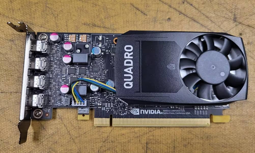 Nvidia Quadro P620 Video Graphics Card 2GB GDDR5 4 Mini Display Port 0