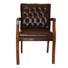 2 visitor wooden chairs, sofa chairs in 10/10 condition