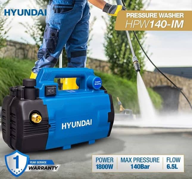 hyundai pressure washer 140bar 1800watt  wholesale price 0