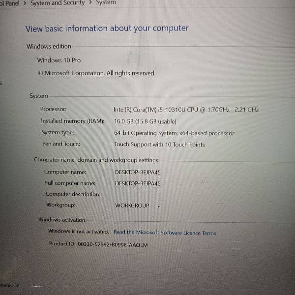 Dell Lattitude 3410 - 16GB RAM For Sell 2