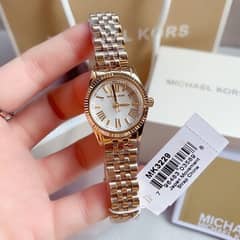 Michael Kors Ladies Stainless Steel Silver Dial 26mm Watch MK3229