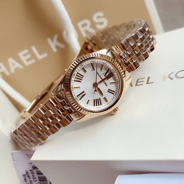 Michael Kors Ladies Stainless Steel Silver Dial 26mm Watch MK3229 2