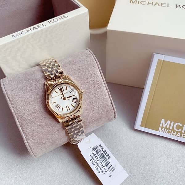 Michael Kors Ladies Stainless Steel Silver Dial 26mm Watch MK3229 5