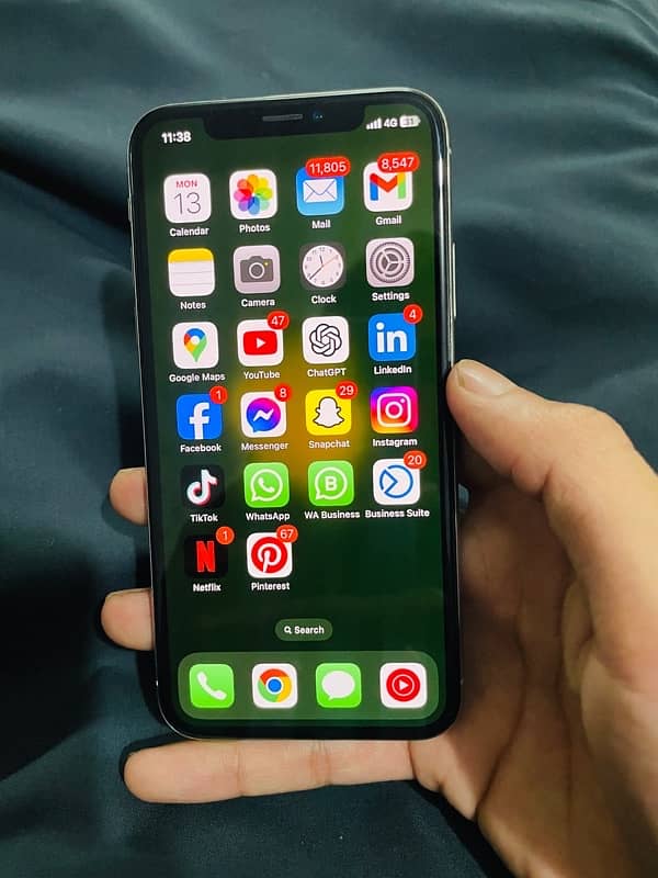 Iphone X 256 GB (PTA Approved) White 2