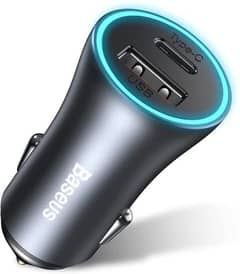 Baseus 40W usb+type_c Dual Quick car Charger