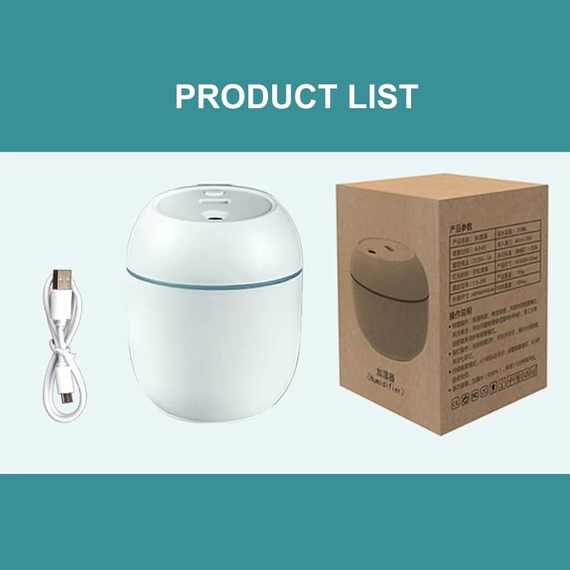 USB Portable Humidifier 250ML 15