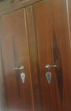 Iron wardrobe two door non defected for sale