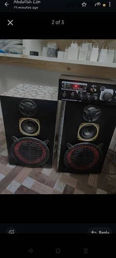 Bt Speakers With Amplifier