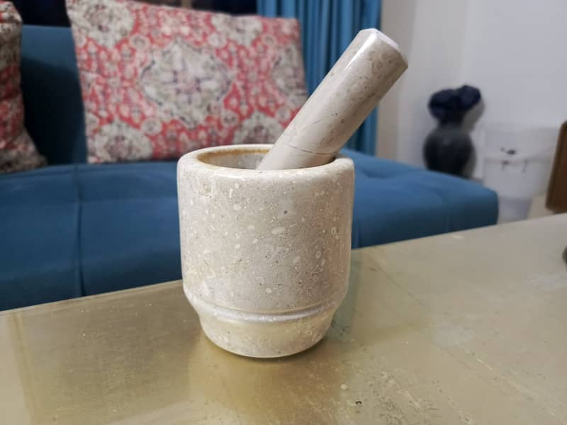 Mortal and Pestle Marble - Imam Dasta 0