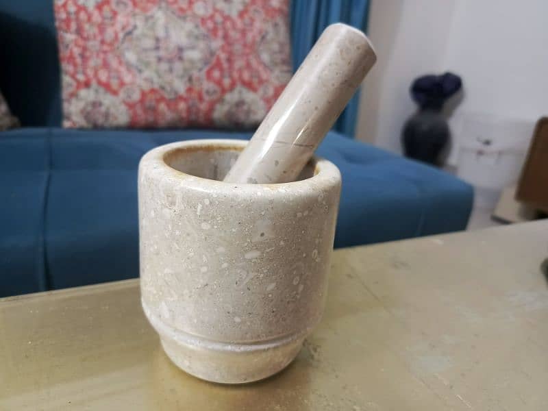 Mortal and Pestle Marble - Imam Dasta 1