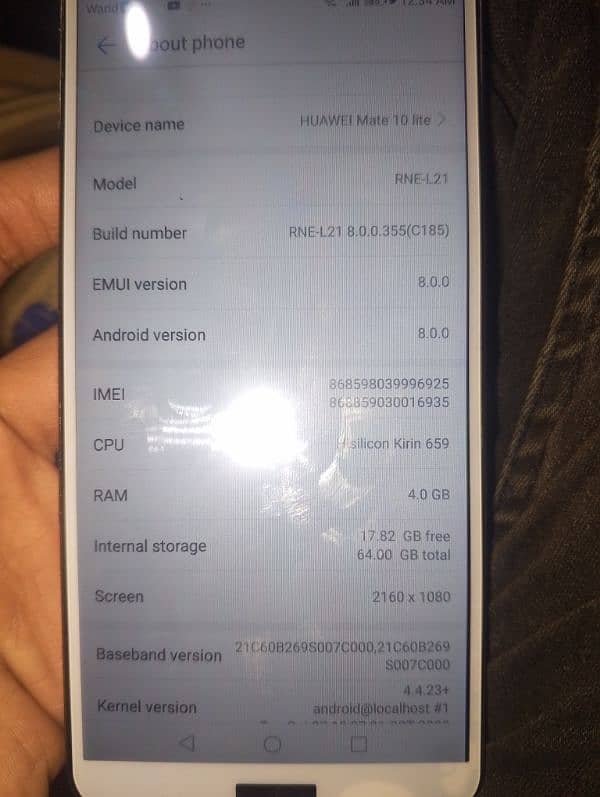 Huawei Mate 10 lite 4 64 Without Box Sale Or Exchange Possible 1