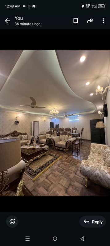 Big Furnished house available for sale in neshat park 19