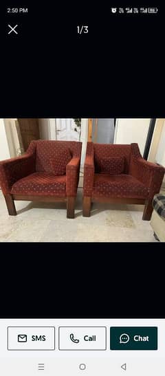 Two Sofa chairs available for sell