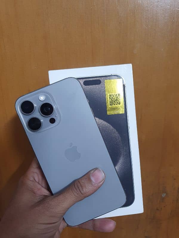 iphone 15 pro Max 256 GB PTA Approved 2