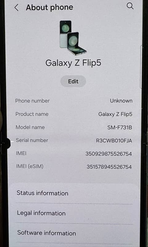 samsung Flip 5 12