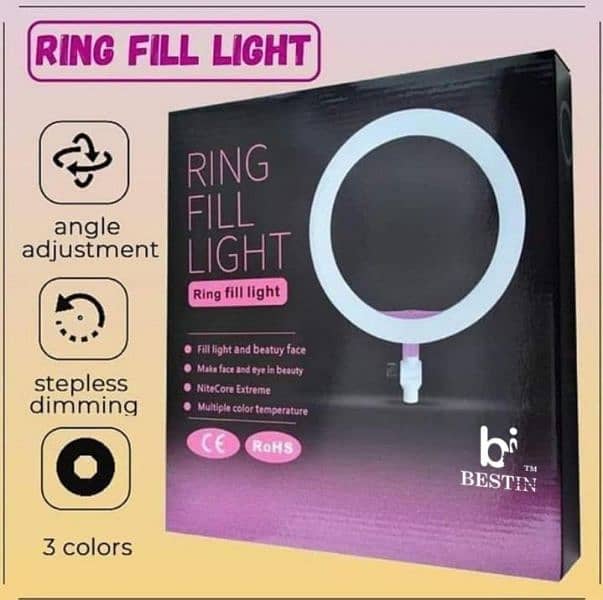 Ring light with tripod stand 1