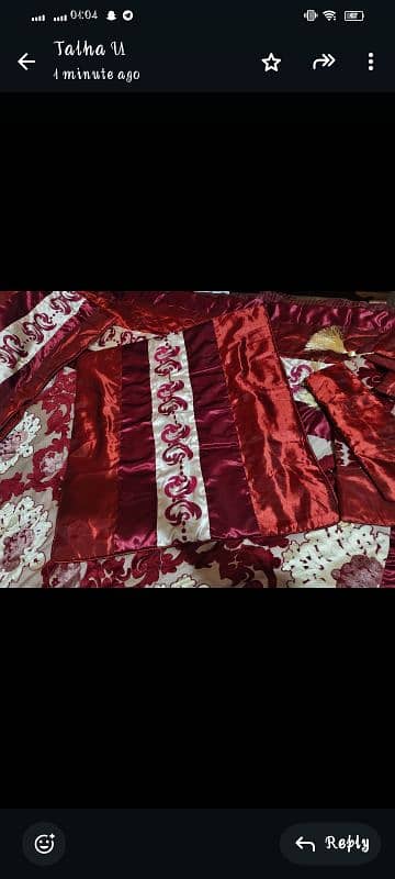 full bridal bedsheet for sale 0