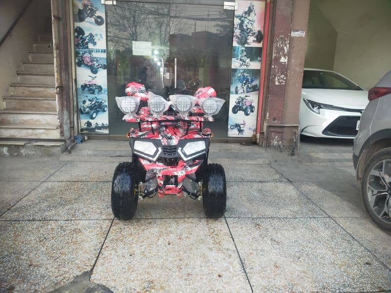 Zero Metre 125cc Sports Bumper Model Atv Quad Bikes Delivery In All Pk 5