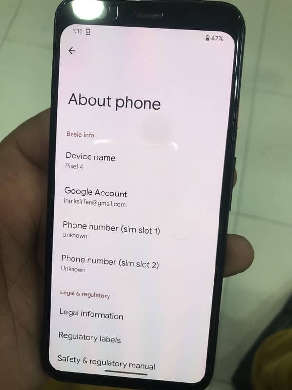 Google pixel 4  . . 03040105584 3