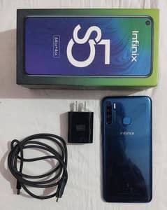 Infinix s5 4/64 with box charger official pta approved  duel sim