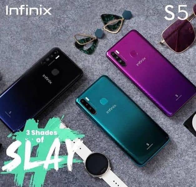 Infinix s5 4/64 with box charger Exchange possible 6