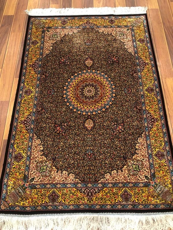 Persian qom silk replica carpets 2