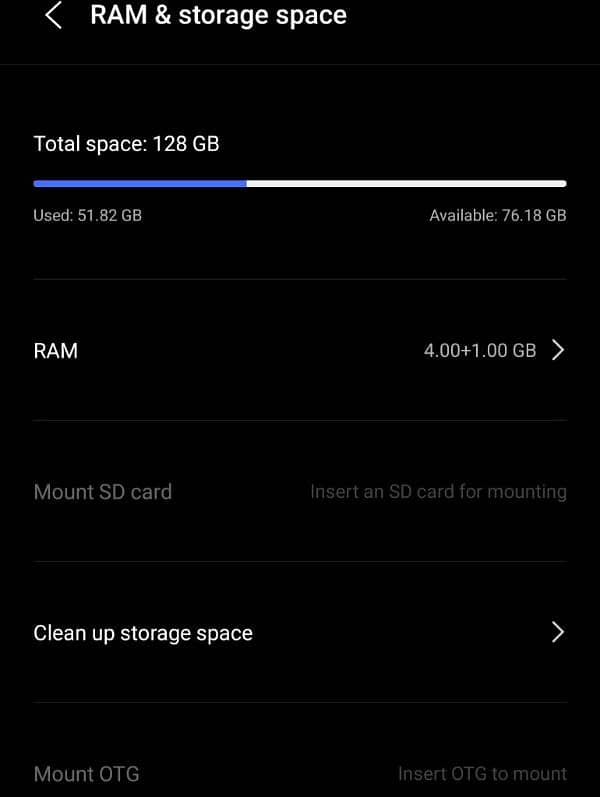 ViVo S1  Ram 4+1 expend 128 Rom 4