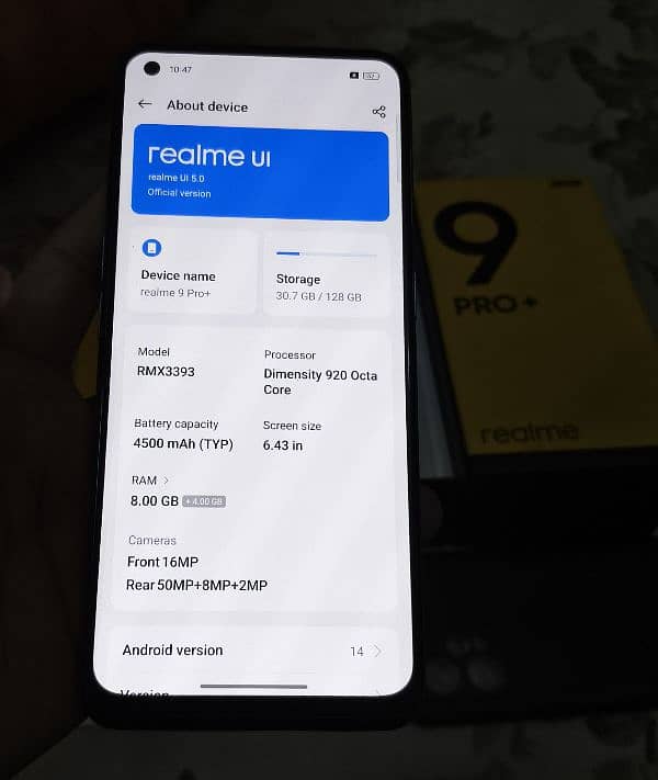 Realme 9 Pro Plus 5g With Complete Box 2