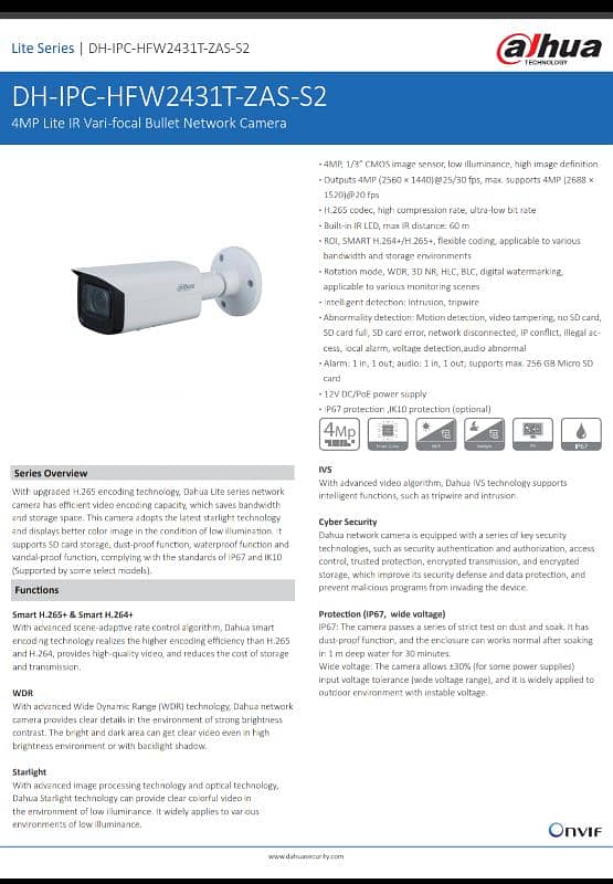 for sale dahua ip camera 1