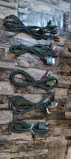 Xbox 360 HD TV and AV cables