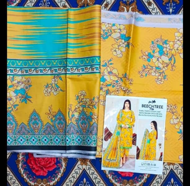 Lawn Khaddar Cotton Fabric Clothes 1