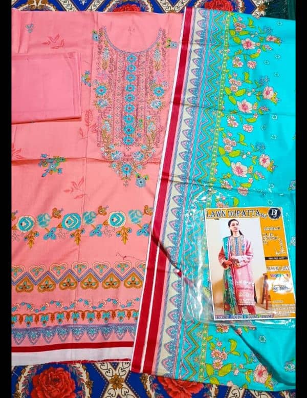 Lawn Khaddar Cotton Fabric Clothes 3