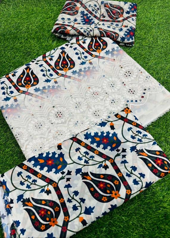 Lawn Khaddar Cotton Fabric Clothes 16