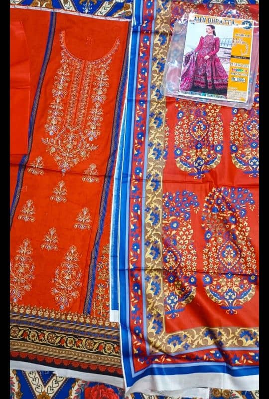 Lawn Khaddar Cotton Fabric Clothes 18