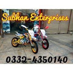 Box Pack 124cc Mini Dirt Bikes &Atv Quad Delivery In All Pakistan