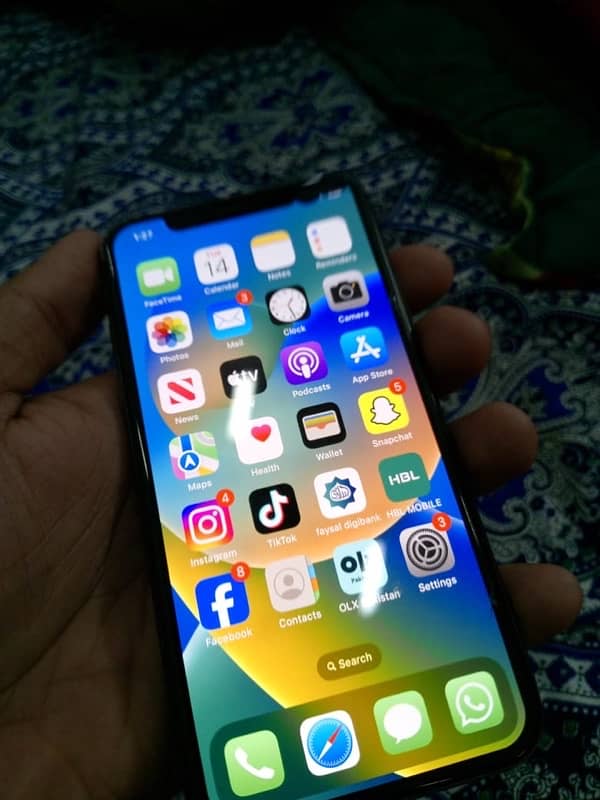 iphone x 256Gb pta approved 10/9 1