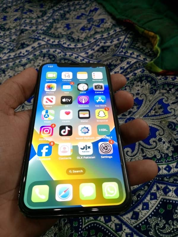 iphone x 256Gb pta approved 10/9 3