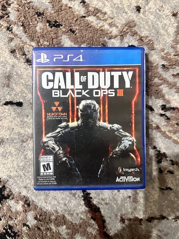 Call of Duty Black Ops 3 PS4 Disc 0