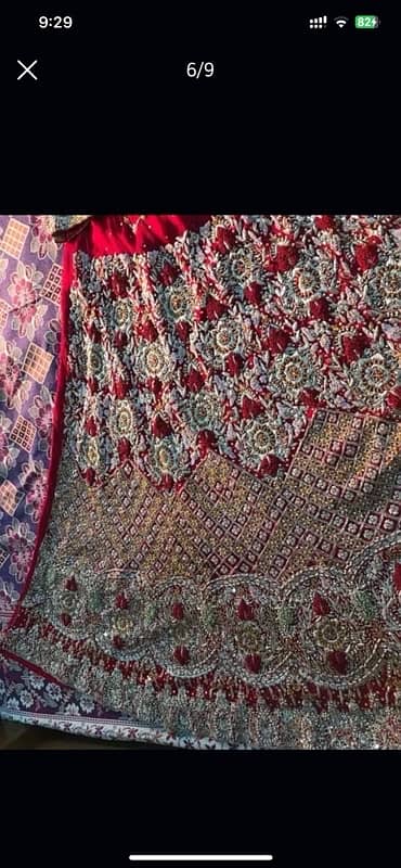 Bridal lehnga / Wedding wear / Barat dress / Bridal lehnga for sale 2