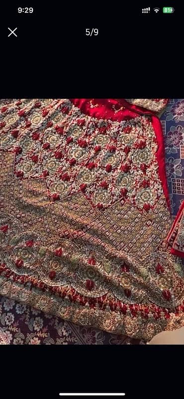 Bridal lehnga / Wedding wear / Barat dress / Bridal lehnga for sale 4