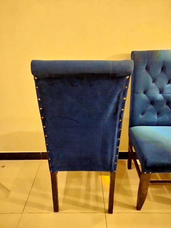 velvet dinning chairs for sale 3