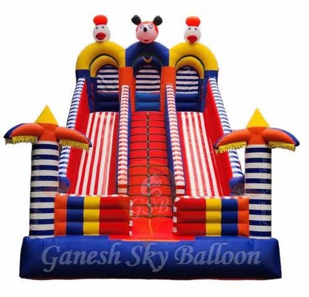 jumping castle / token rides/ kiddi rides  / jhuly / swings 3