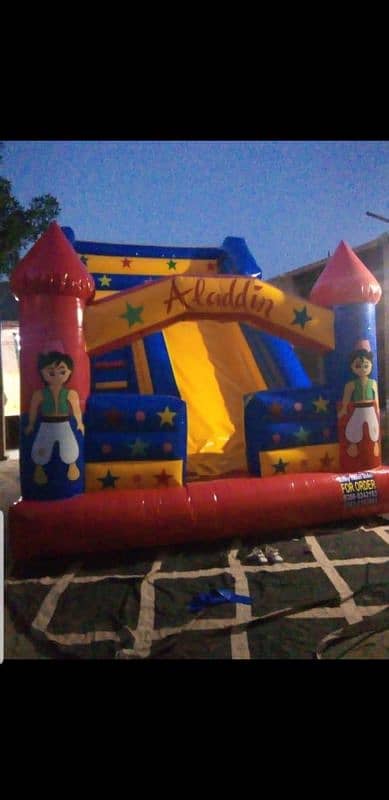 jumping castle / token rides/ kiddi rides  / jhuly / swings 6